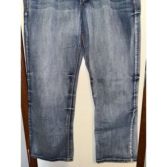 TK Axel MADISON Relaxed Straight Mens Denim Jeans Size 36x30 - Picture 4 of 12